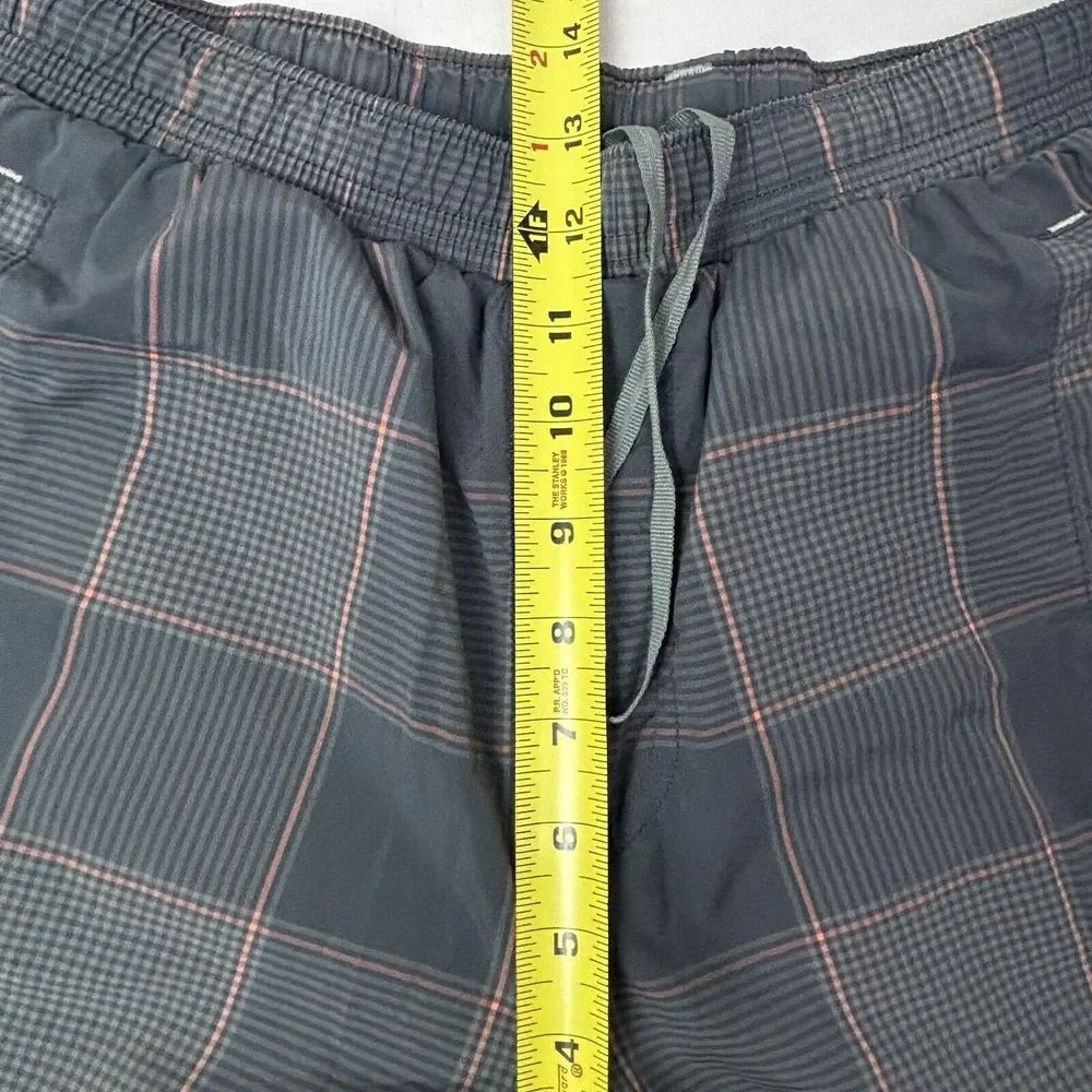 VTG Lululemon Pace Breaker Shorts Lined Plaid 9